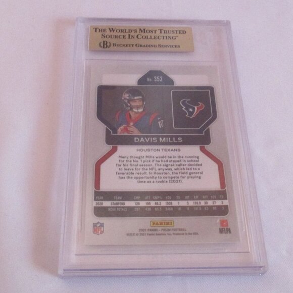 2021 PANINI PRIZM #352 DAVIS MILLS GEM MINT 9.5 - Picture 3 of 5